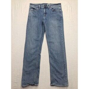 VOLCOM Solver Jean Men 29(30x28) Modern Straight Stretch Med Light Wash Surf